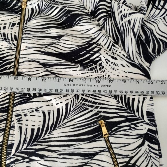 Lauren Ralph Lauren Womens White Printed Zip Up Jacket Large - Picture 5 of 7